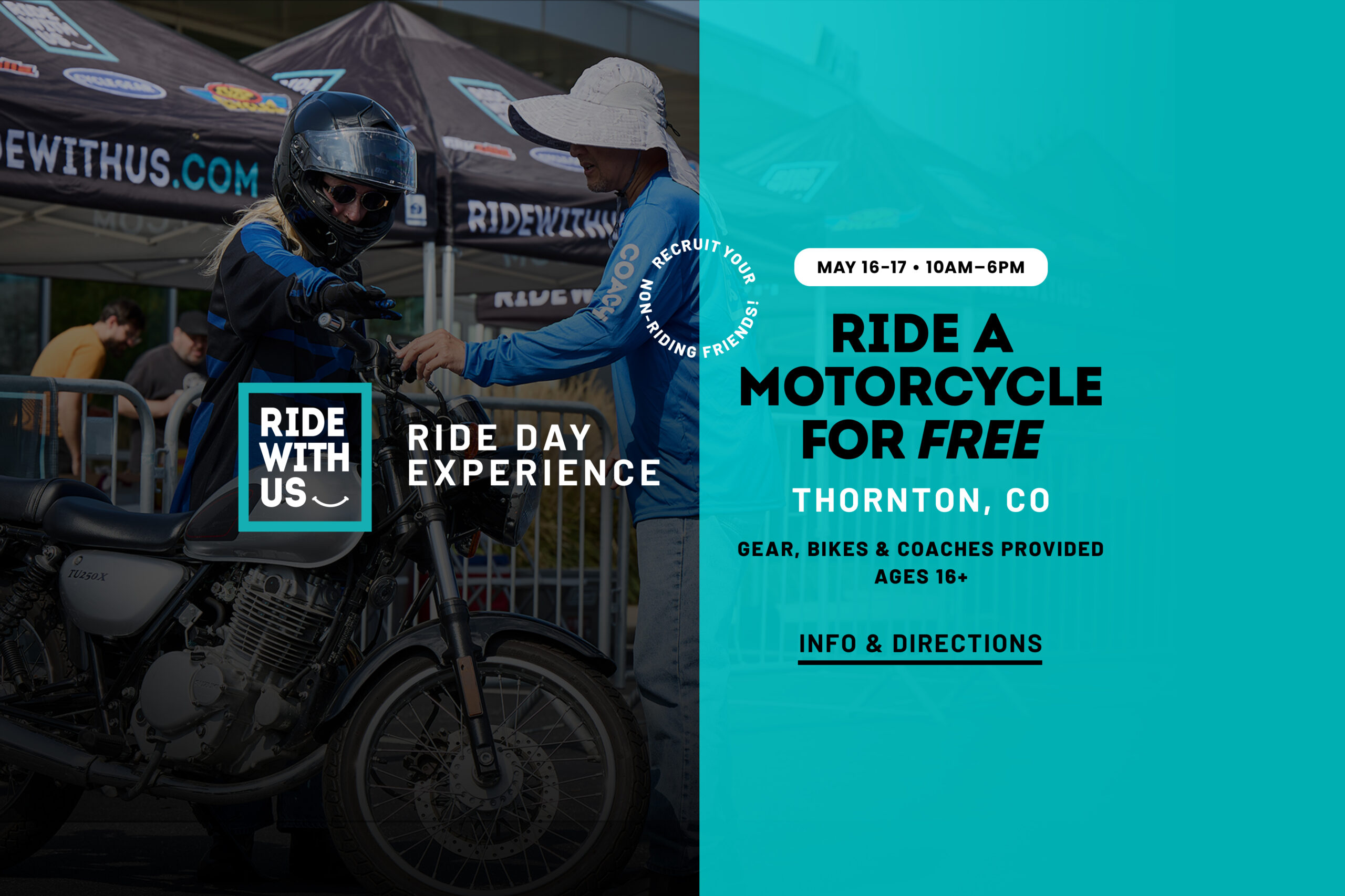 Ride With Us Ride Day Experience – Thornton
